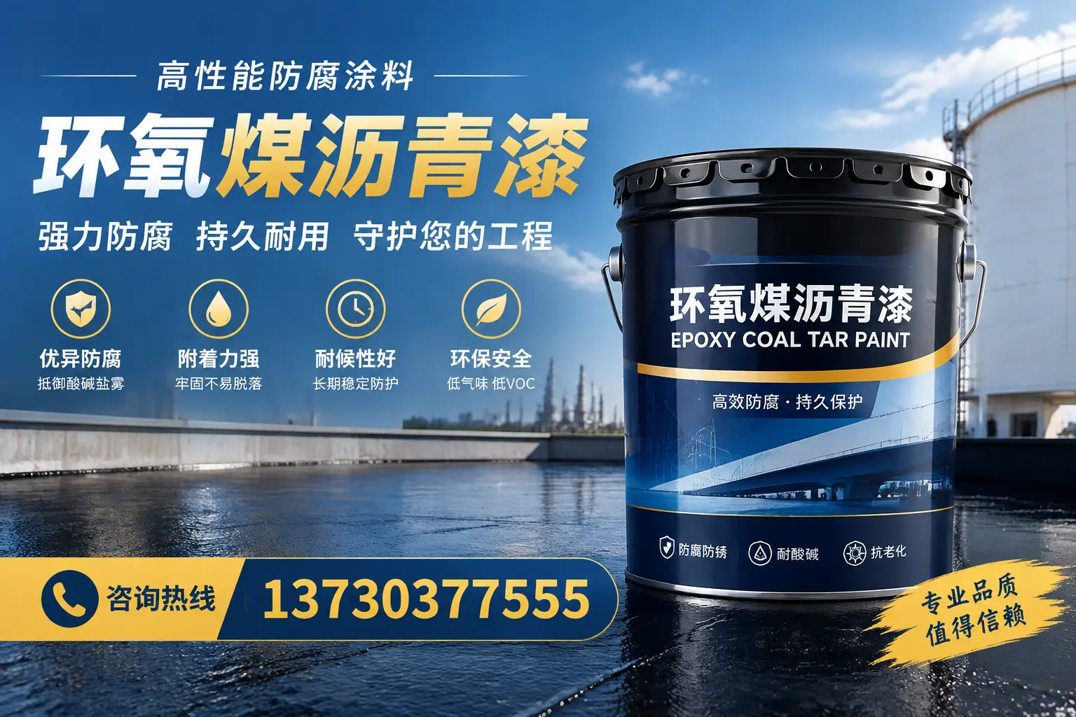 环氧煤沥青漆的耐久性分析,适合嘉兴的使用场景